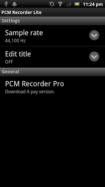 PCM Recorder Lite - Preview 1