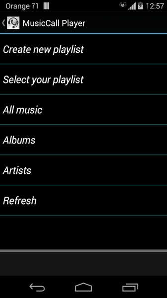 MusicCall Player - Preview 4