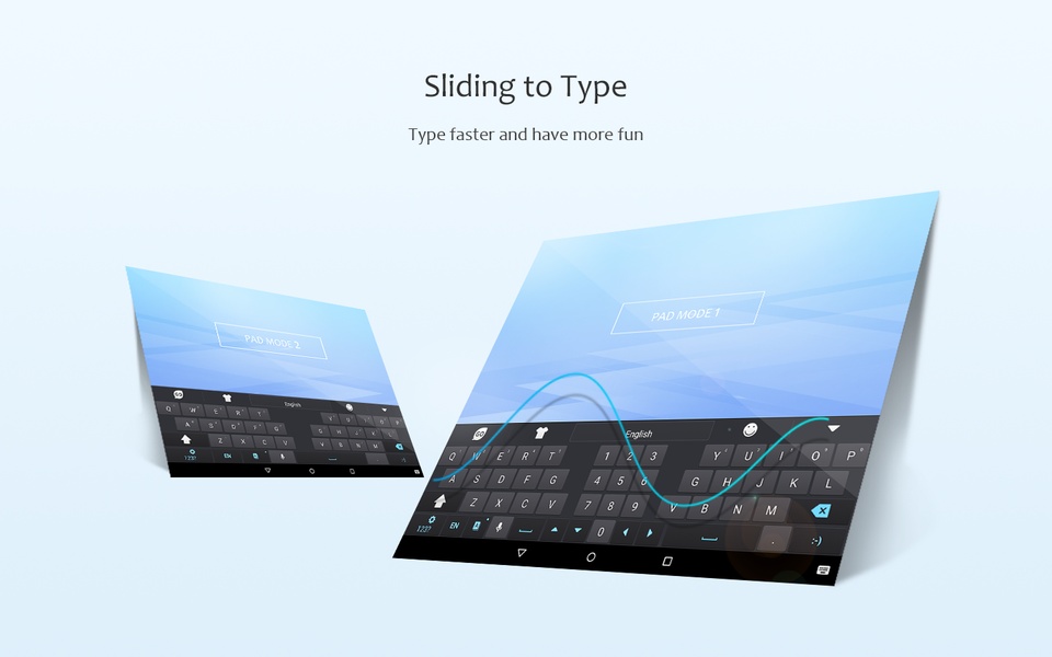 GO Keyboard - Preview 1