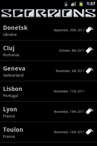 Scorpions Final Tourdates - Preview 2