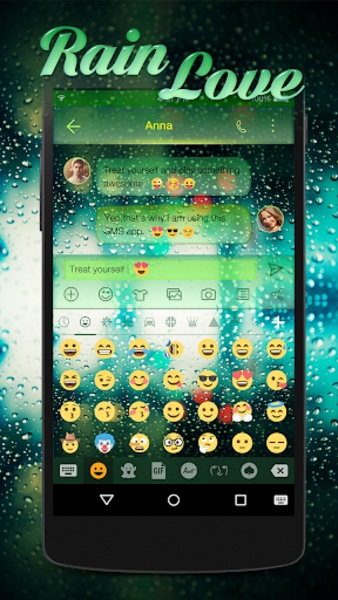 Rain Love Keyboard - Preview 2