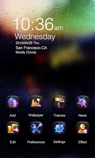 Luminous GOLauncher EX Theme - Preview 2