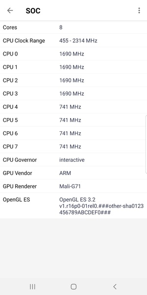 Android Developer Info - Device Info for Developer - Preview 2