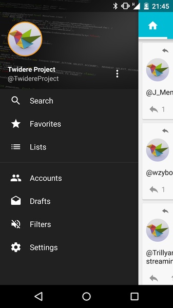 Twidere for Twitter - Preview 6