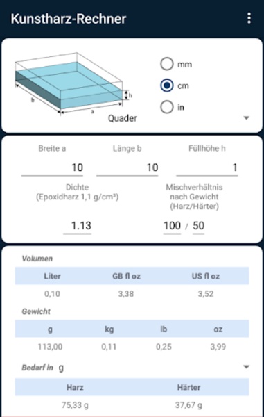 Epoxy Resin Calculator - How Much Epoxy You Need