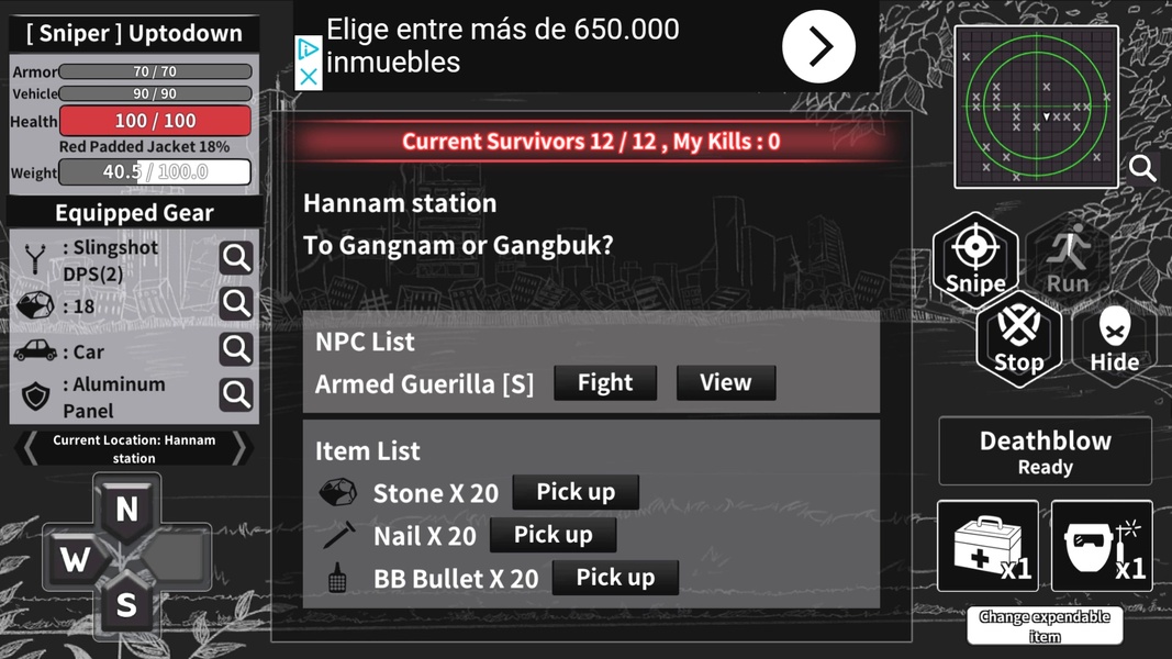 City Survival Text Battle Royale - Preview 5