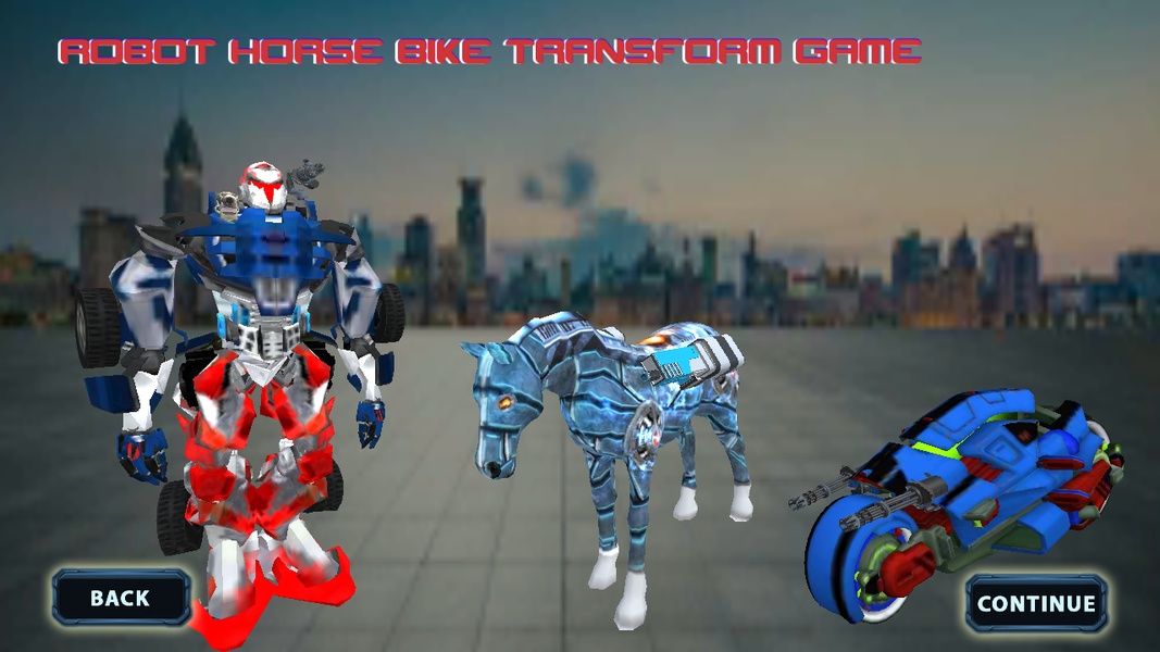 US Police Horse Robot Bike Transform Wild Cop Game - Preview 2