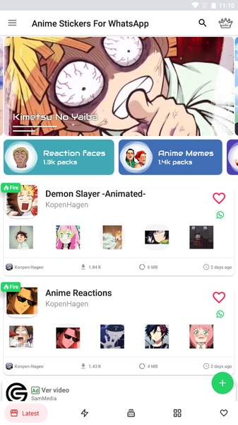 100000 Anime Stickers WAStickerApps For WhatsApp APK per Android - Download