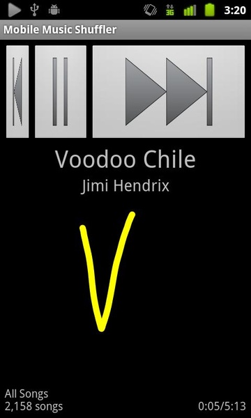 Mobile Music Shuffler - Preview 1