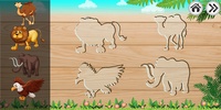 Animals puzzle games for kids screenshot 2