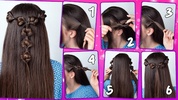Easy Hairstyle step by step screenshot 1