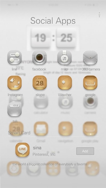 goldandsilver GOLauncher EX Theme - Preview 3