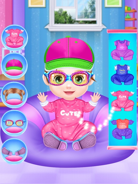 Sweet Newborn Baby Girl : Kids Nursery Daycare & Babysitter Game::Appstore  for Android