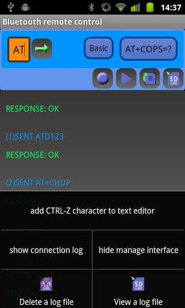 Blue remote control - Preview 3