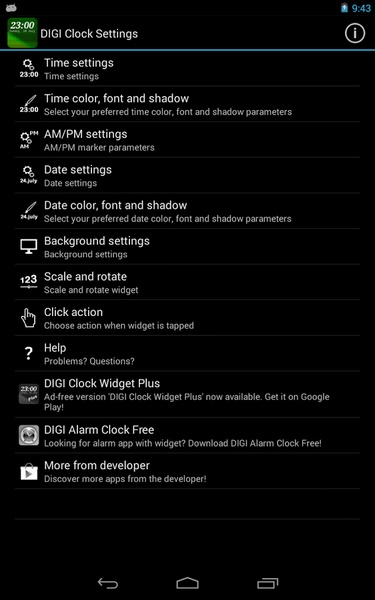 DIGI Clock Widget - Preview 13