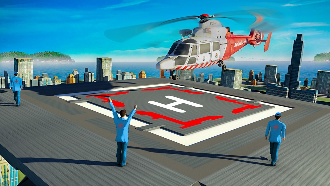 911 Helicopter Flying Rescue City Simulator - Preview 11