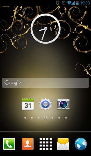 Elegant Gold Keyboard - Preview 1
