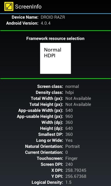 ScreenInfo - Preview 1