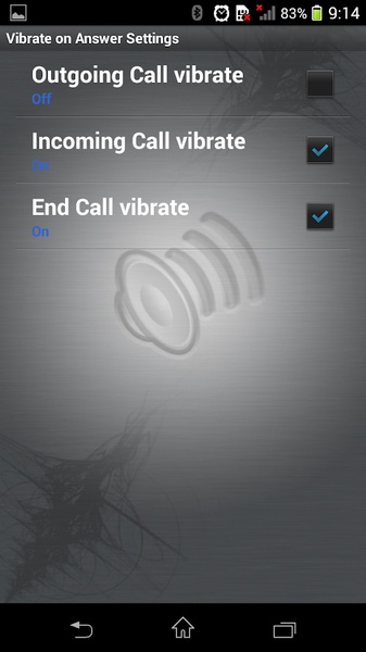 Vibrate On Answer - Preview 3