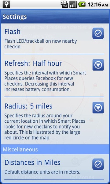 Smart Places Checkin - Preview 1