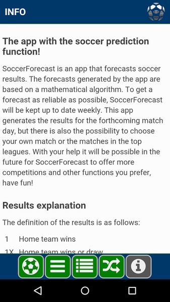 SoccerForecast - Preview 1