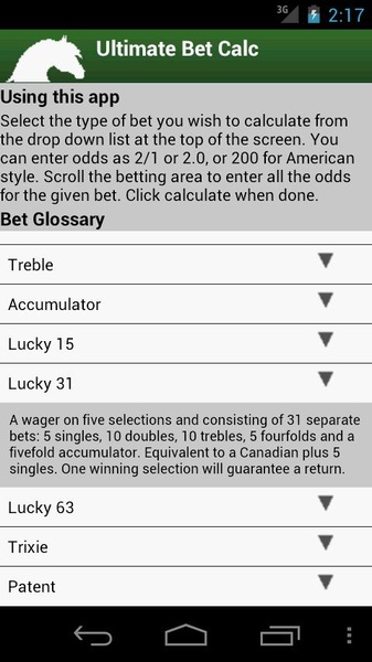 Bet Calc (Ads) - Preview 2