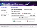 ChrisPC Free Anonymous Proxy screenshot 1