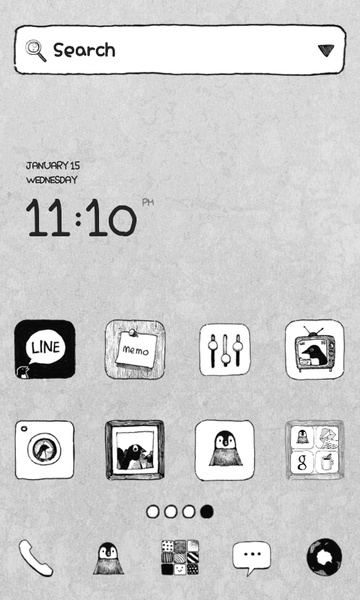 Simple Penguin Gray - Preview 4