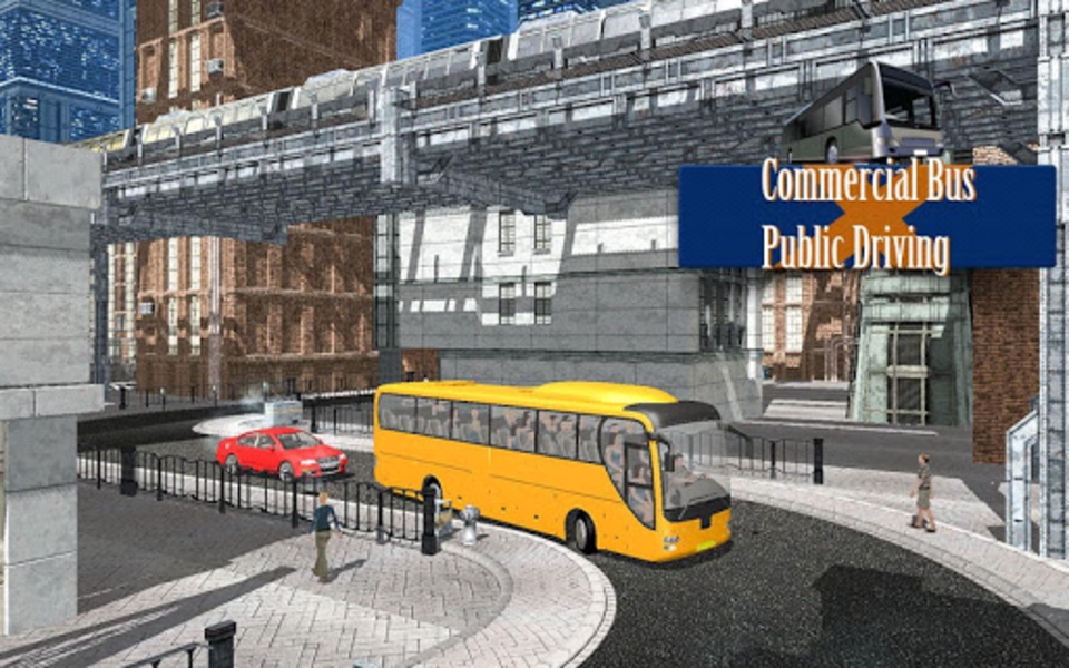 Commercial Bus Public Driving - Preview 1