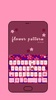 Flower Pattern lovely Keyboard screenshot 3