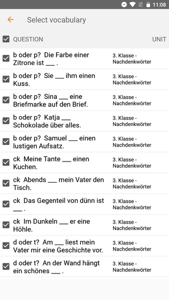 Memorize german vocabulary - Preview 3