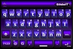 SlideIT Purple 3D Skin screenshot 1