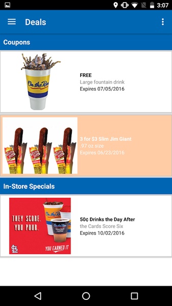 On The Run Deals App - Preview 2