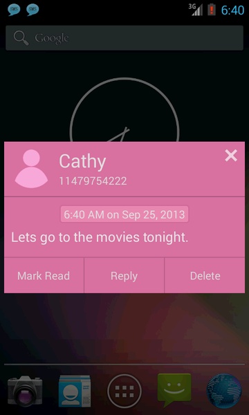 Messaging popup settings - Preview 3