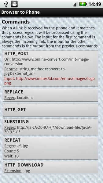 Browser to Phone - Preview 6