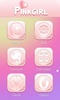 Pink girl GO Launcher Theme screenshot 7