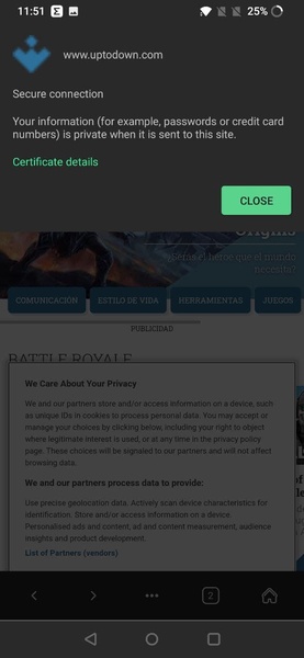 AVG Browser - Preview 5