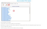 Batch HTML Validator screenshot 1