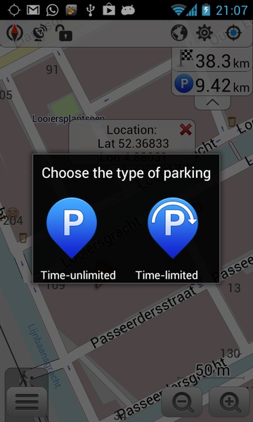 OsmAnd Parking - Preview 3