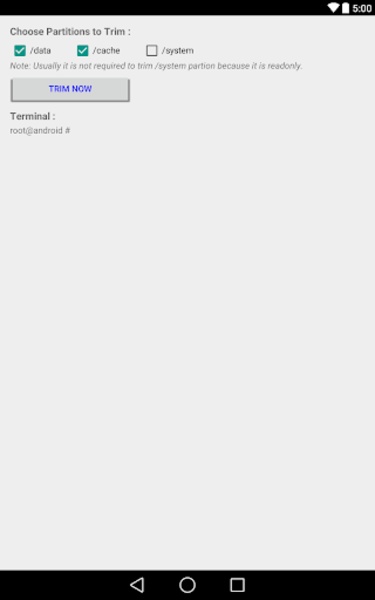 Trimmer (fstrim) - Preview 2