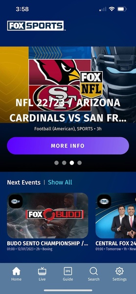 Fox sports hot sale app free