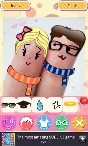 Deco Face Stamp - Preview 2