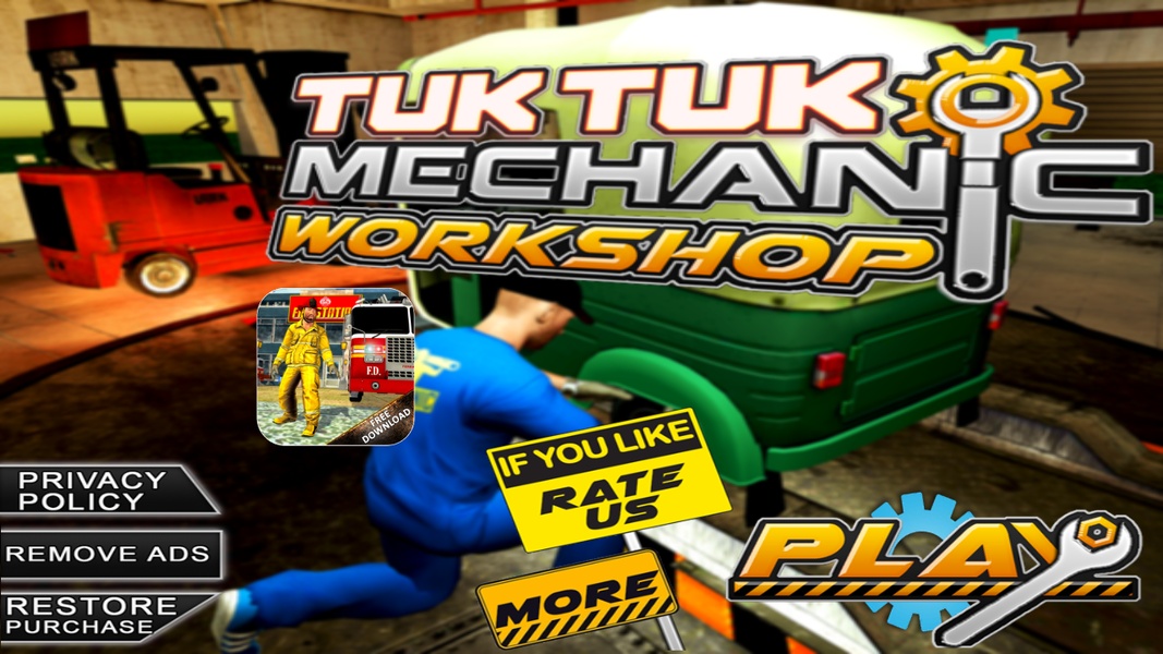 Tuk Tuk Mechanic Auto Workshop - Preview 1