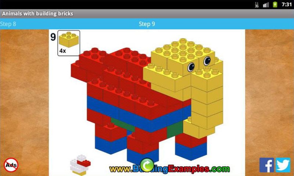 Animals with building bricks - Preview 7