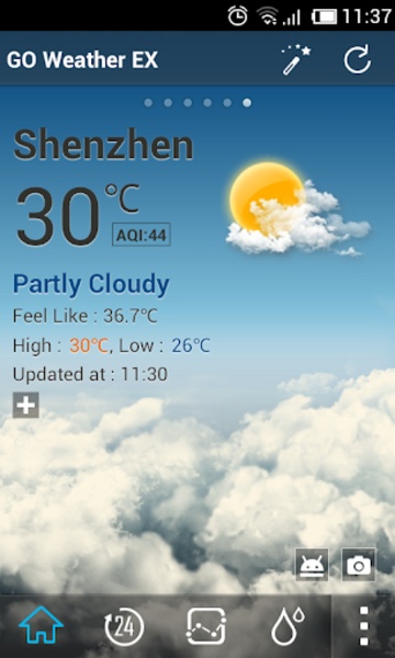 Defalut theme 1.0 GOWeatherEX - Preview 2
