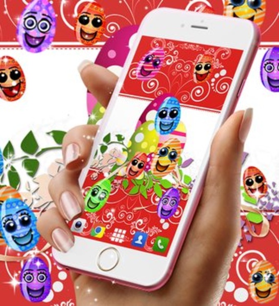 Easter emoji eggs wallpapers - Preview 2