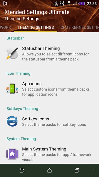 Xtended Settings - Preview 2
