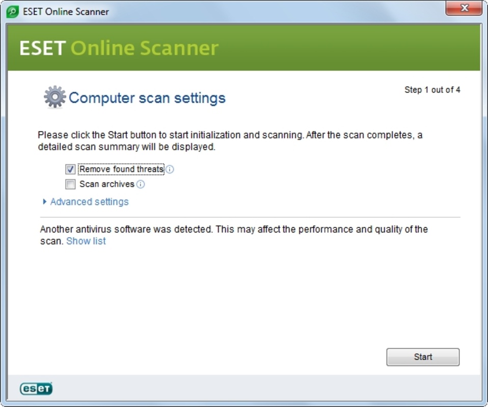 تحميل برنامج ESET Online Scanner مجاني للكمبيوتر