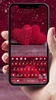 Red Love Hearts Keyboard Backg screenshot 5