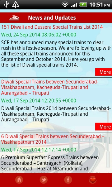 MMTS Train Timings - Preview 1